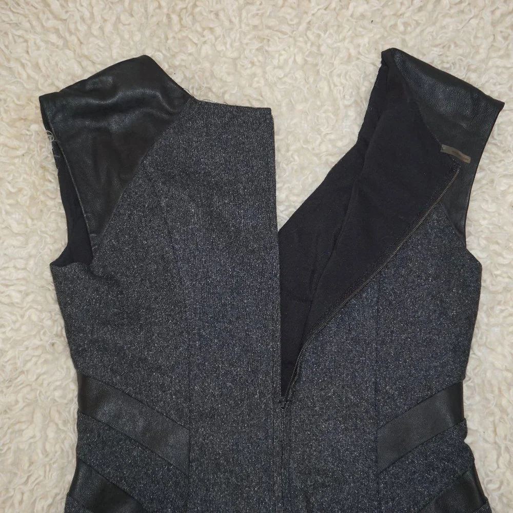 Rebecca Taylor Lamb Trim Silk/Wool Tweed Dress 6 - Picture 15 of 15